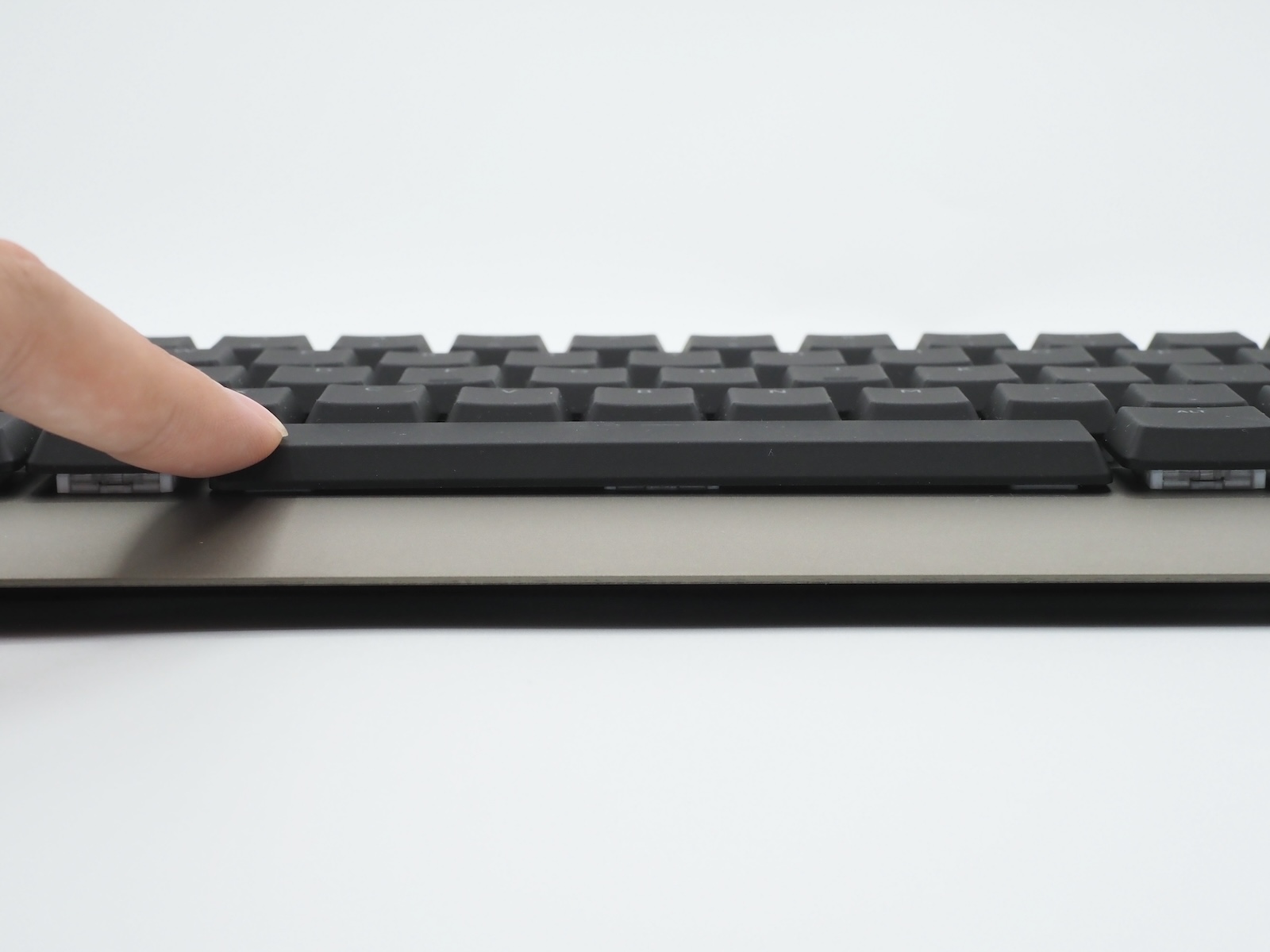 きっちりと沈み込むようになっている