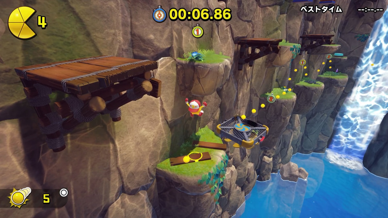 これぞ3Dアクションというワクワク感のあるステージが登場