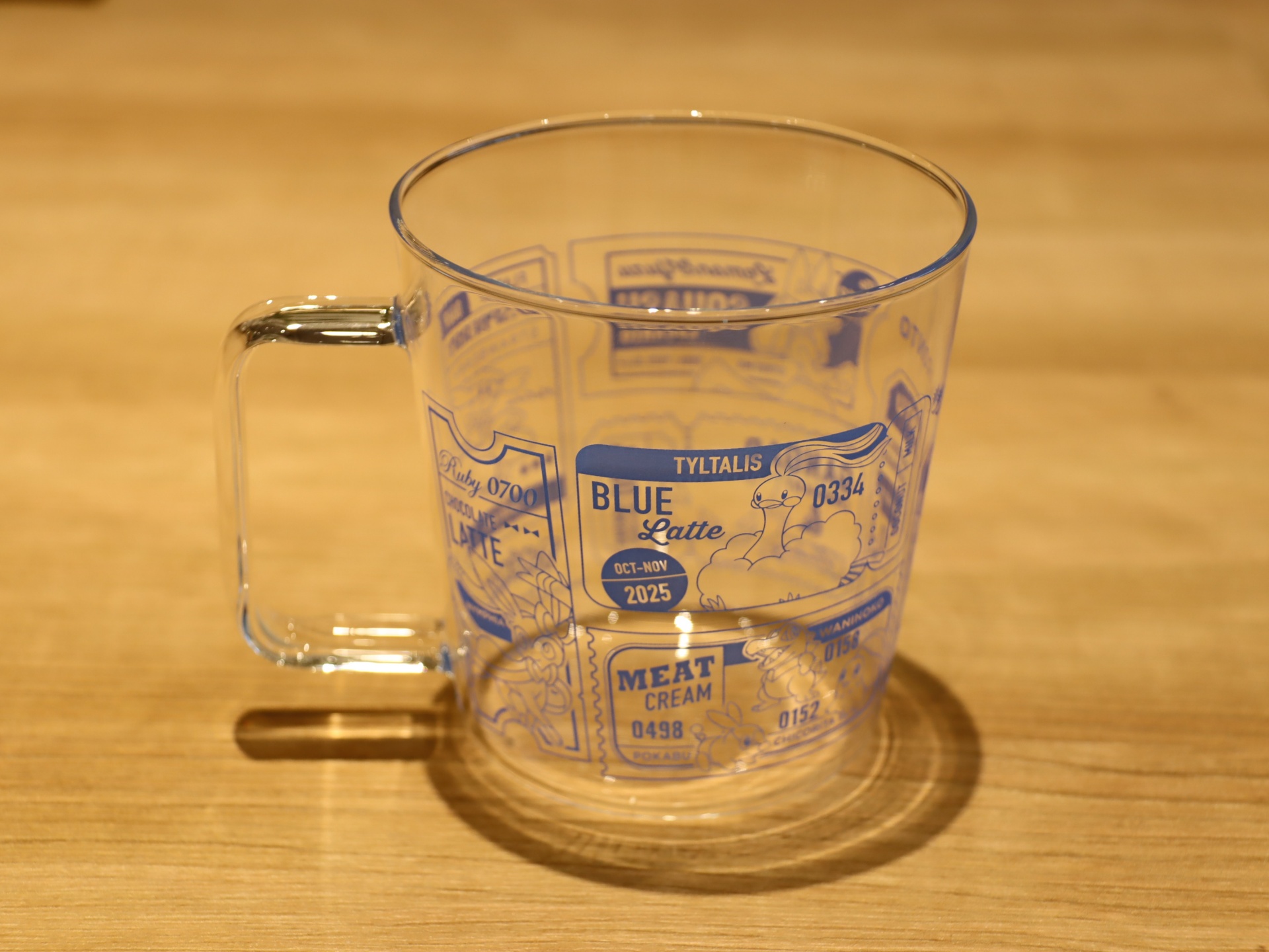 ポケモンオリジナル耐熱ガラスマグカップ／3,080円