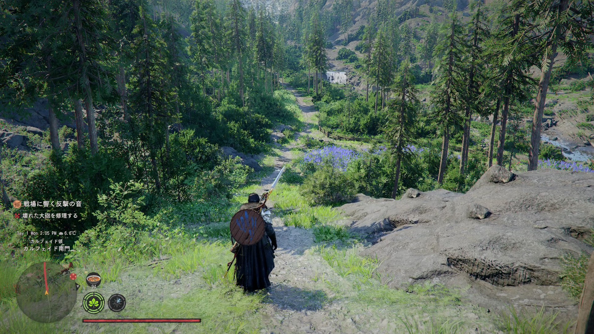 緑が生い茂る森林地帯