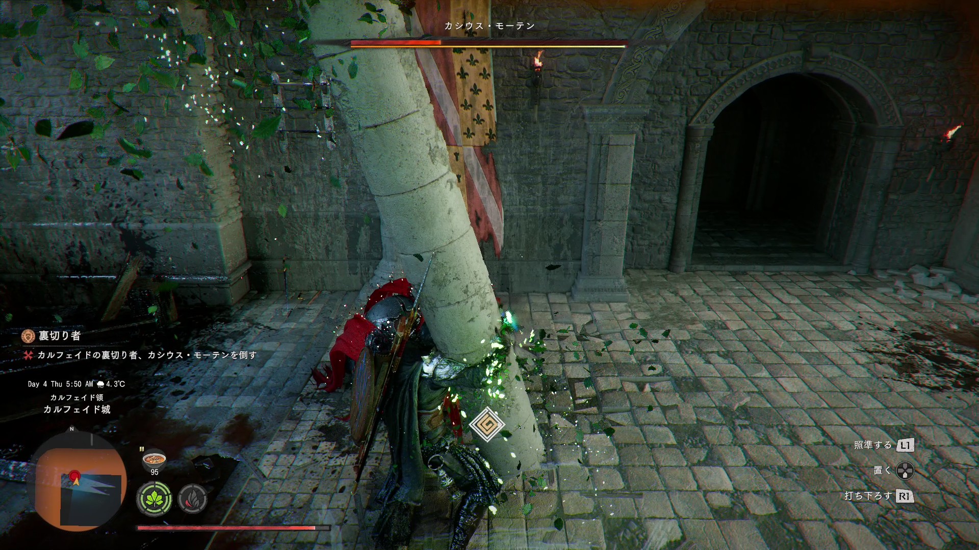 ギミックを使った倒し方は、スタッフに教えてもらうまでわからず……