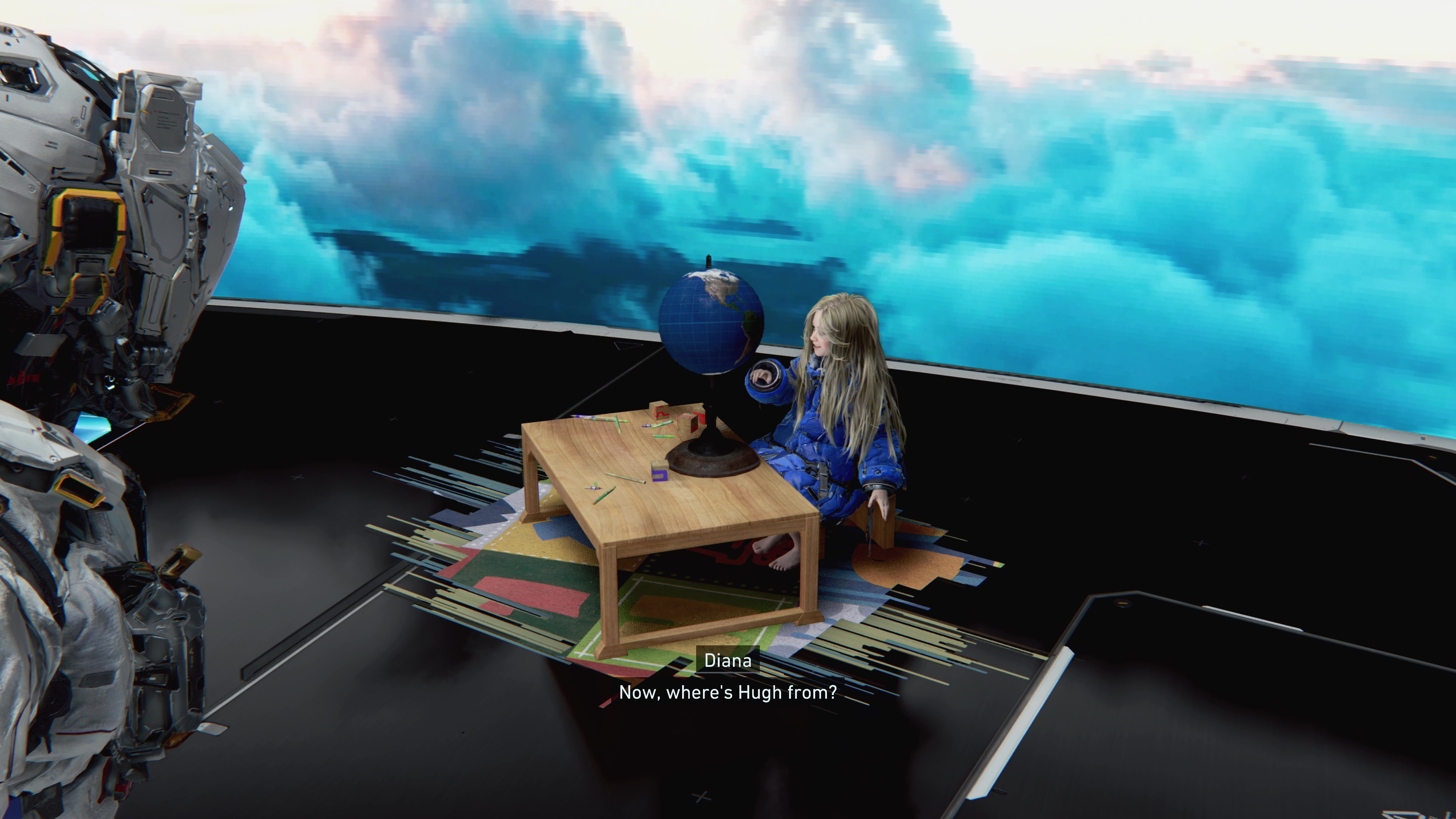 地球儀で無邪気に遊んでいる姿もとても良い