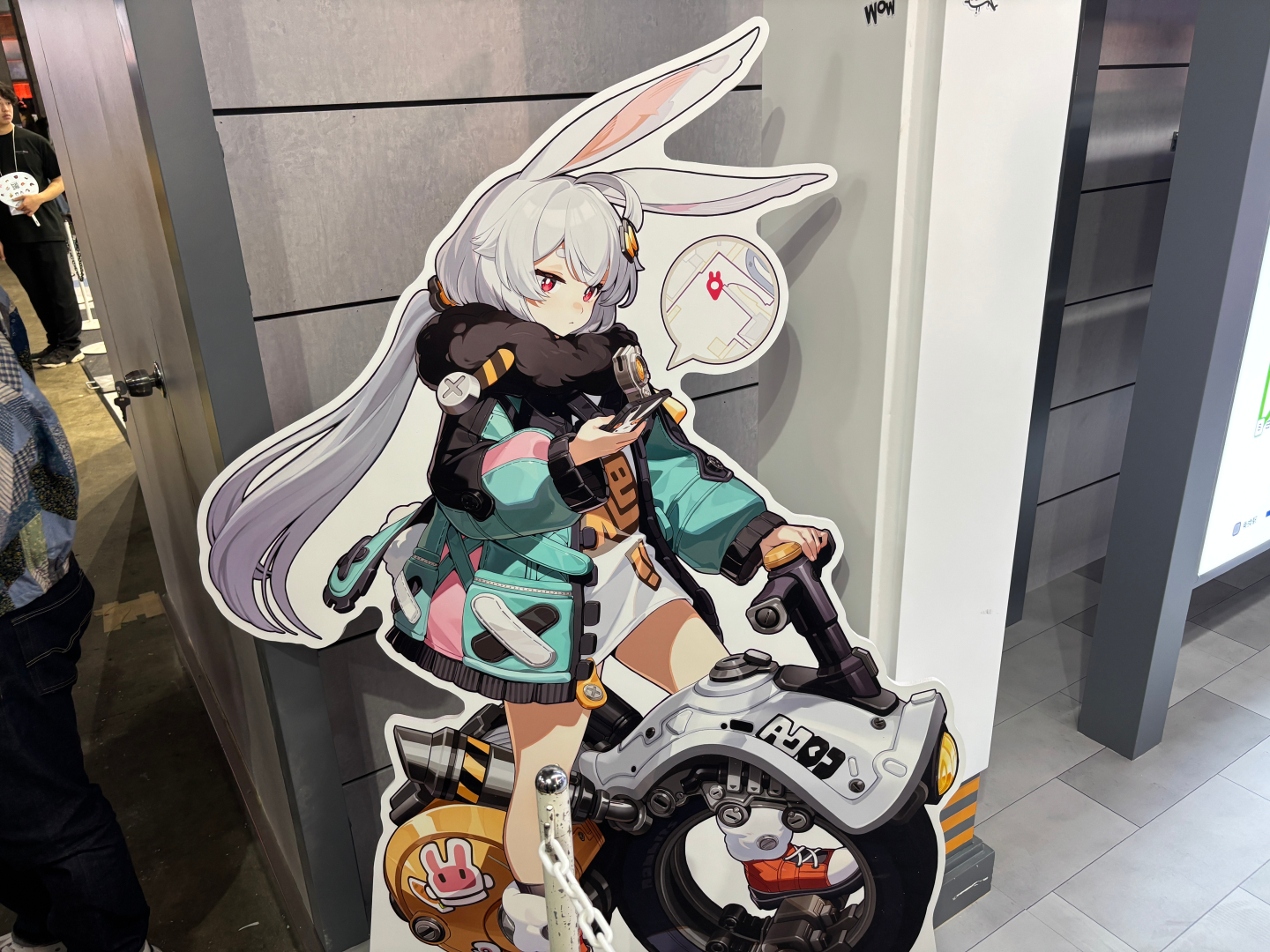 ブースにはフォトスポットに加えコスプレイヤーの撮影会も実施