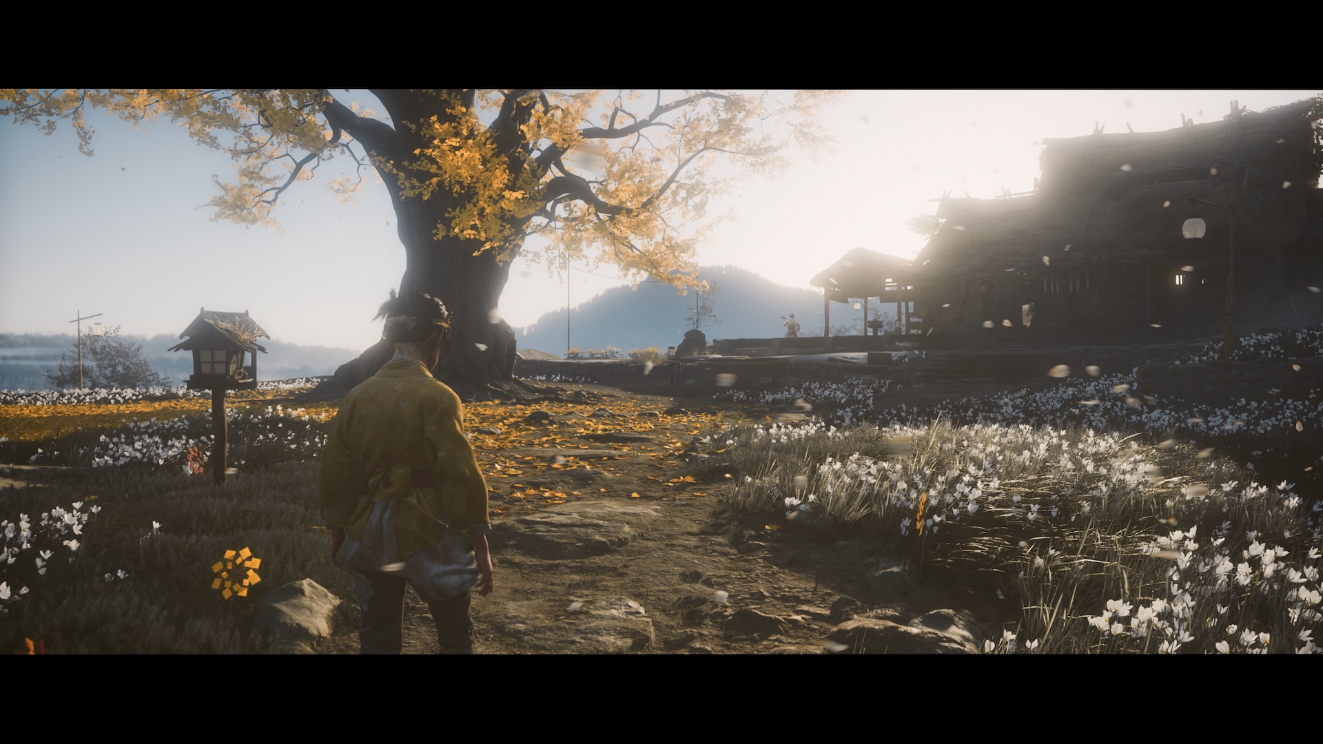 ここでコントローラーのタッチパッドを長押しすることで瞬時に回想へ。幼少期の篤を操作することができる