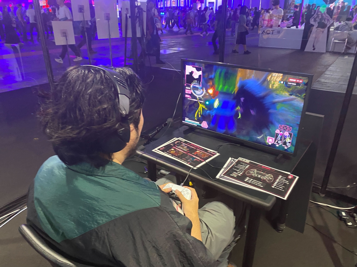 筆者がプレイしている様子