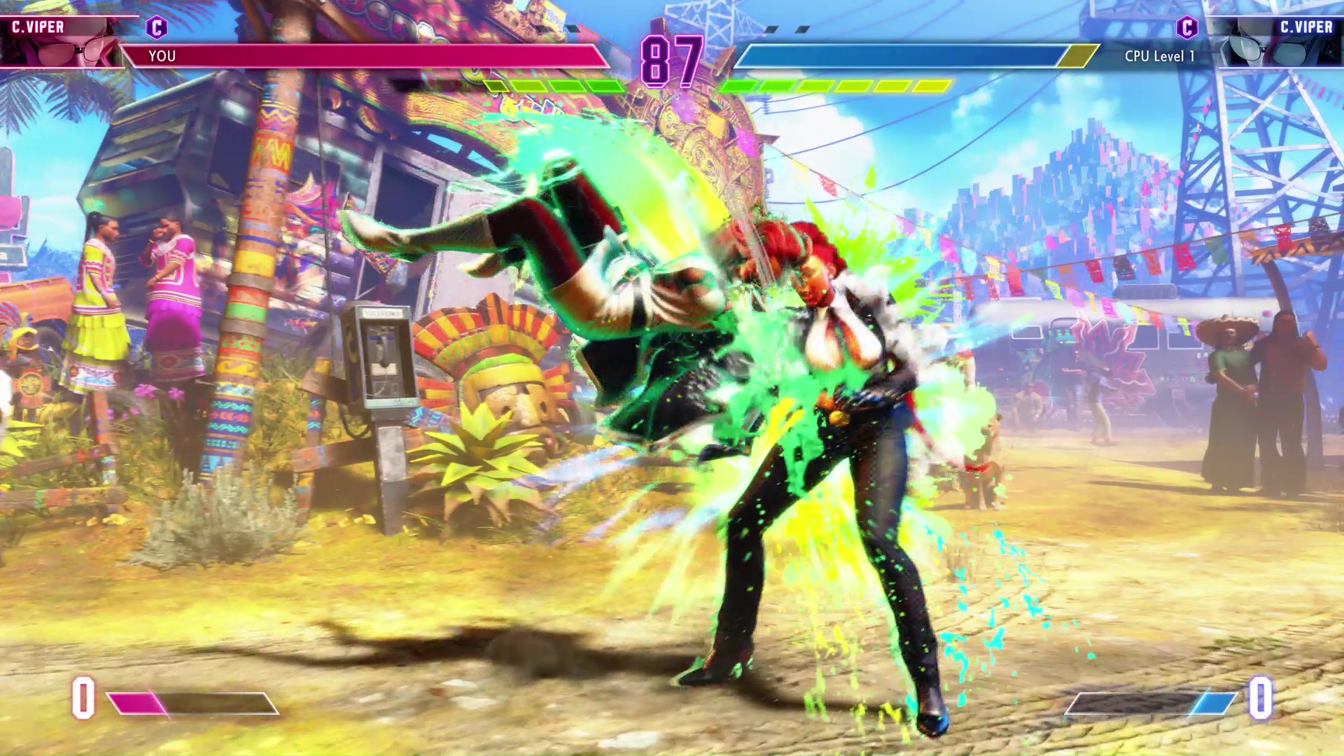 中足ラッシュはないが中段技を持っているので、生ラッシュからの中段でガードを崩しに行けそうだ