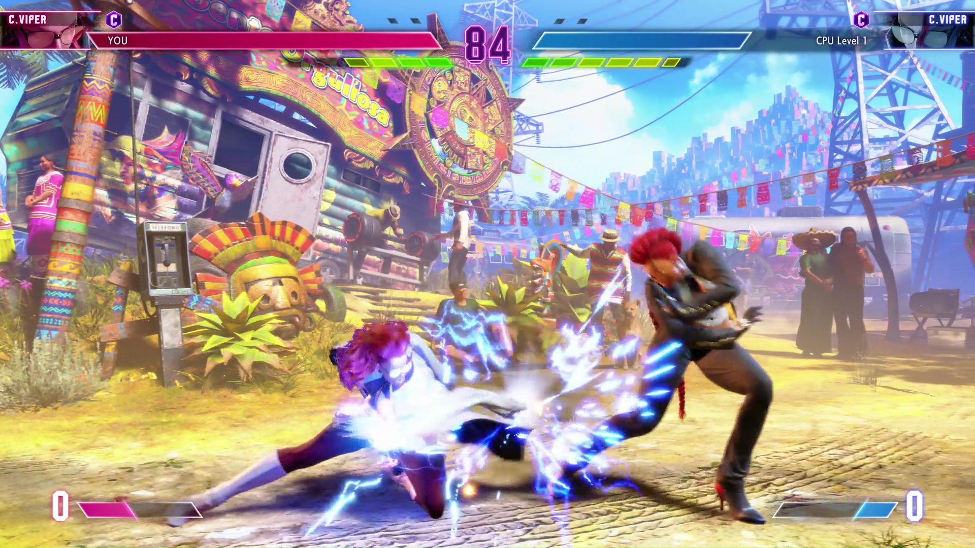 弱版と中版は少し前進しながら技を繰り出す