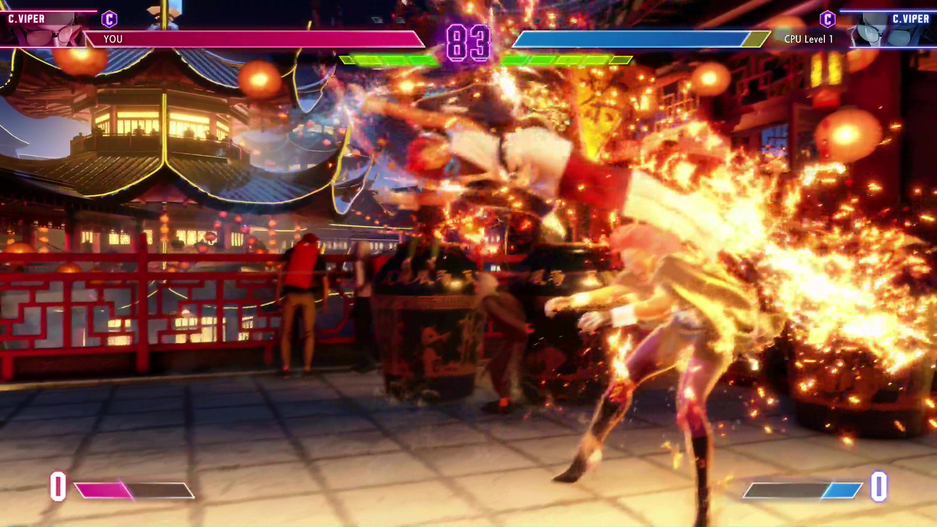 バーニングキックがガードされたらこちらで有利を取りたい。バーニングキックヒット時は空振りしてしまうので注意が必要