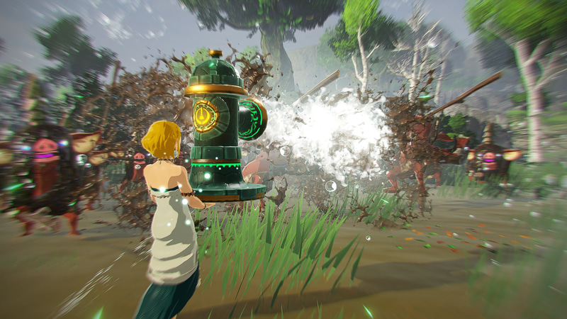 ゾナウギアを使った戦闘は「ティアキン」らしさを強く感じる