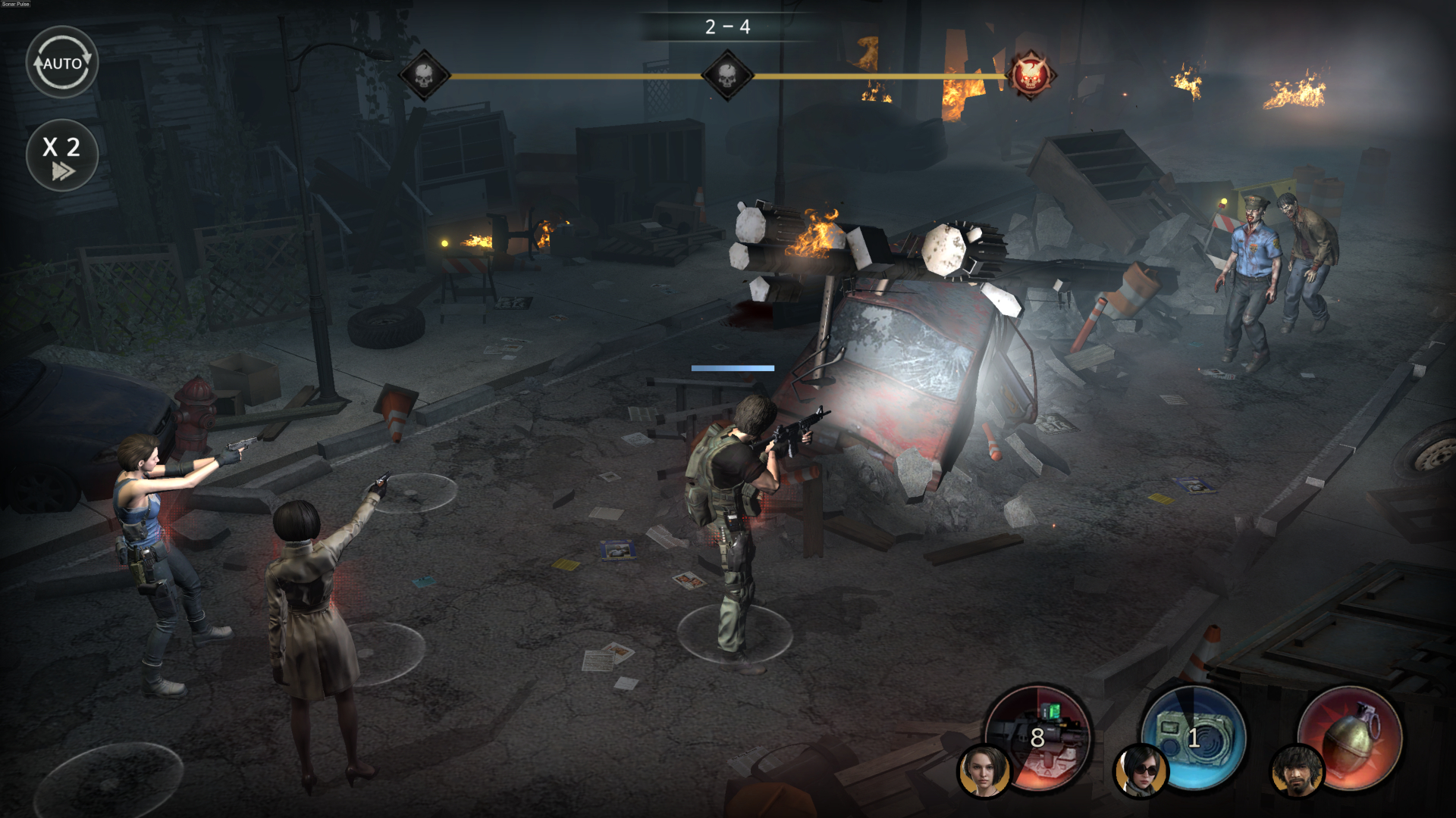 一般的なディフェンスバトル同様、自動で戦ってくれる