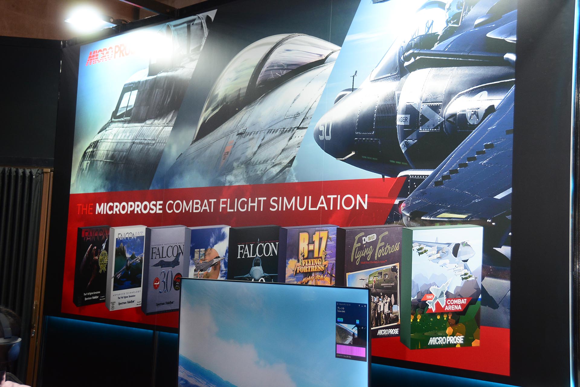新生MicroProseは、これまでのMicroProseのIPを活用し展開していく。現在、「Falcon 5.0」を開発しているという。今回の出展は、日本でのMicroProseのゲームの展開も視野に入れてのもの