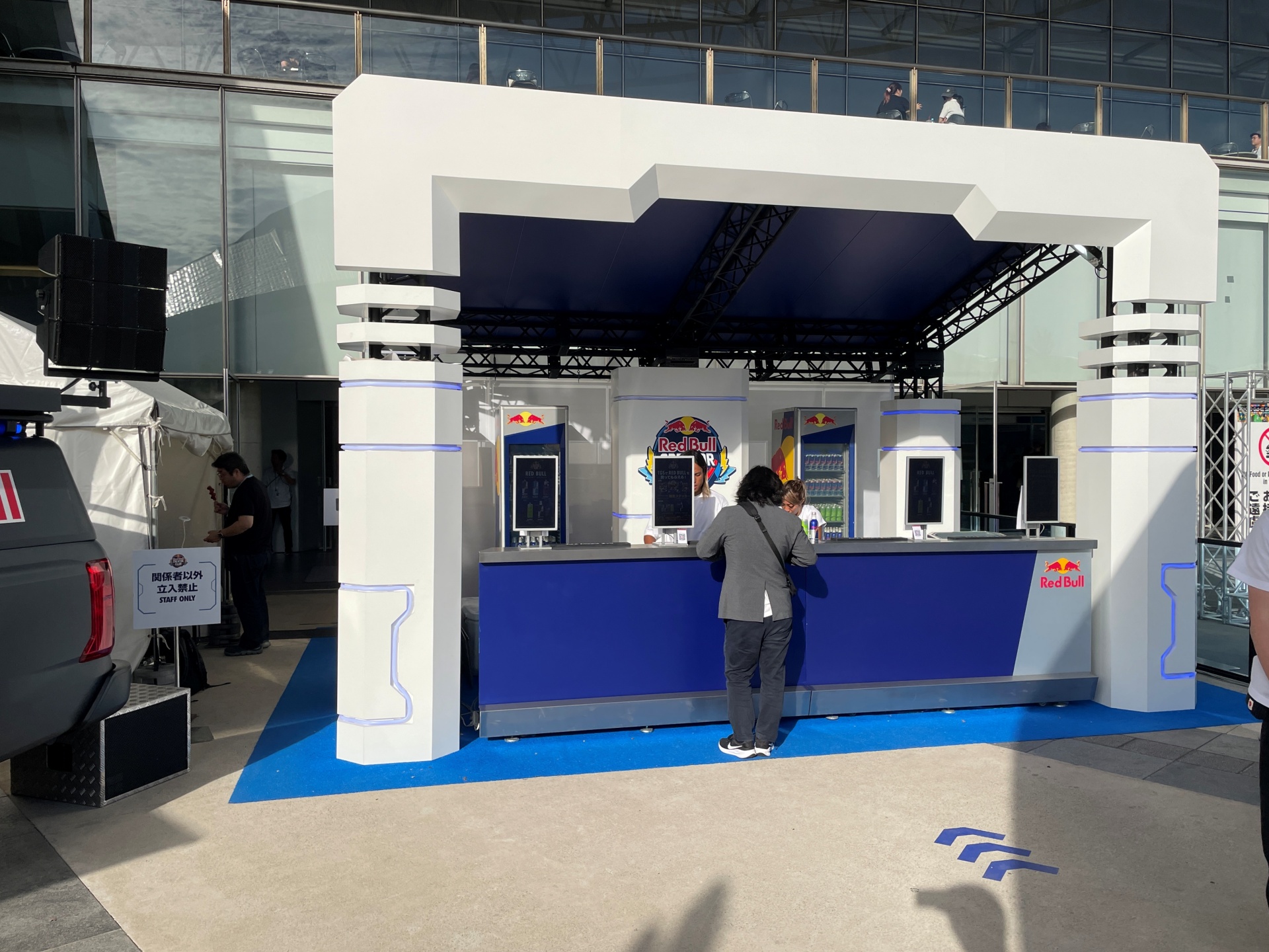 「Red Bull Creator Club」のオープンスペース。一般来場者も利用できる