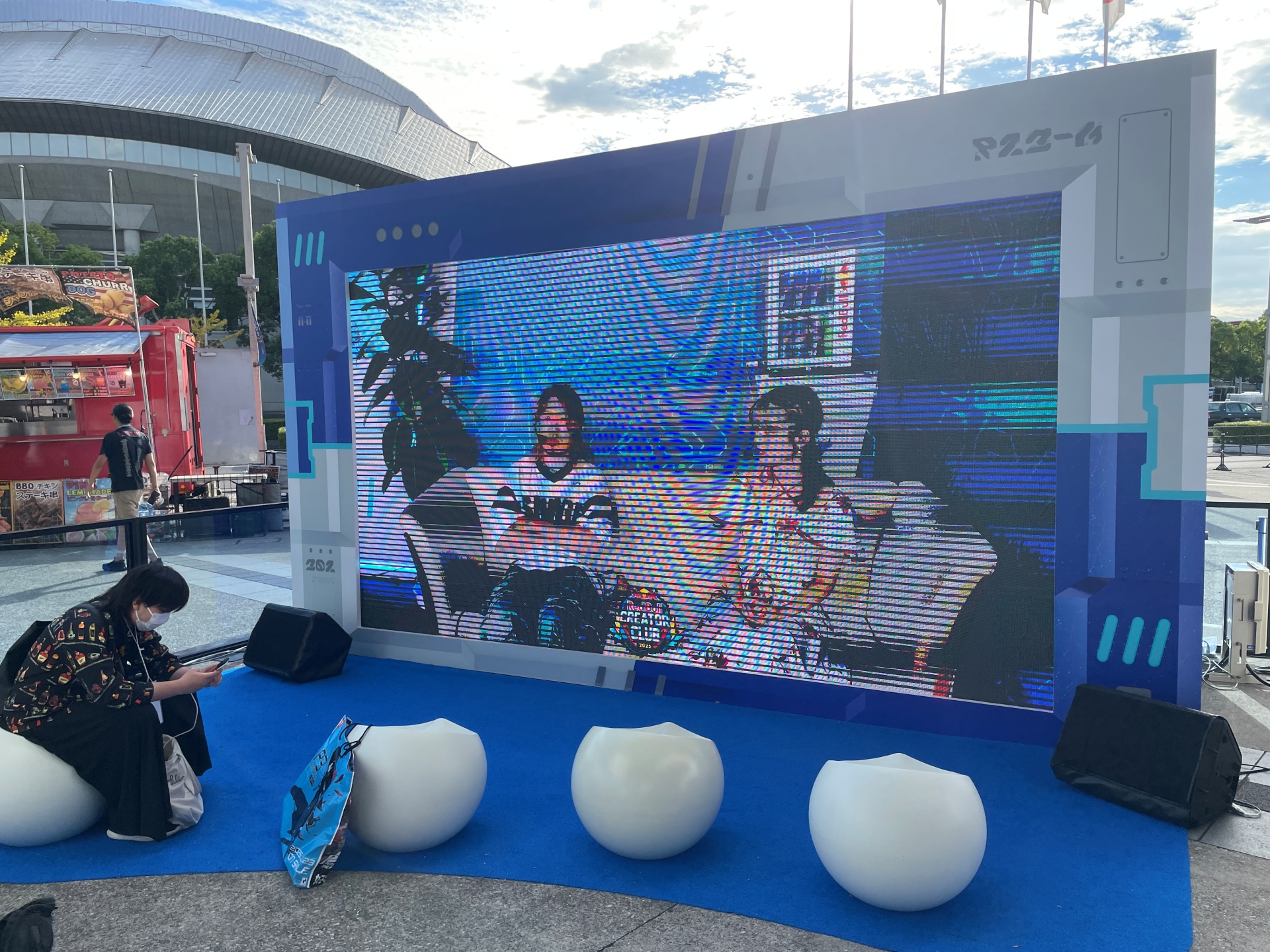 「Red Bull Creator Club」のオープンスペース。一般来場者も利用できる