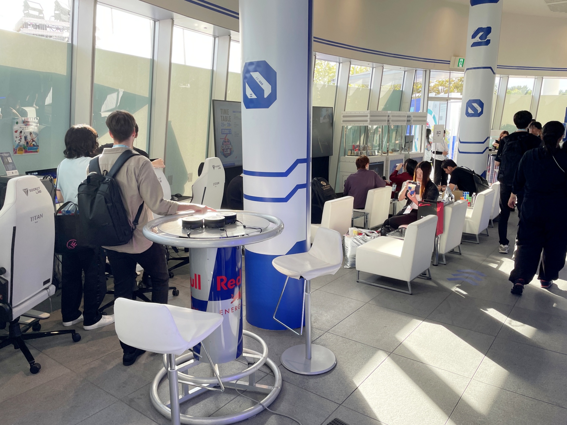 招待者限定の施設内部も取材できた