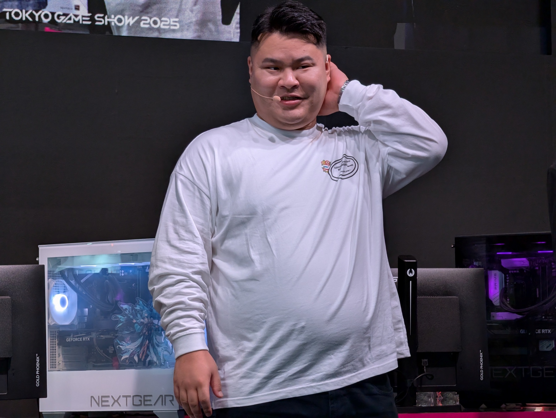 今回のTGS 2025が「デュエットナイトアビス」のブースが出展。まざー3さんは、すでに3回くらい足を運ぶなど、ゲームのリリースを楽しみにしているという