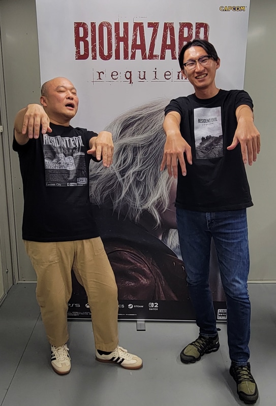 ゾンビポーズでノリノリで撮影に望んでいただいたお二人。ありがとうございました！