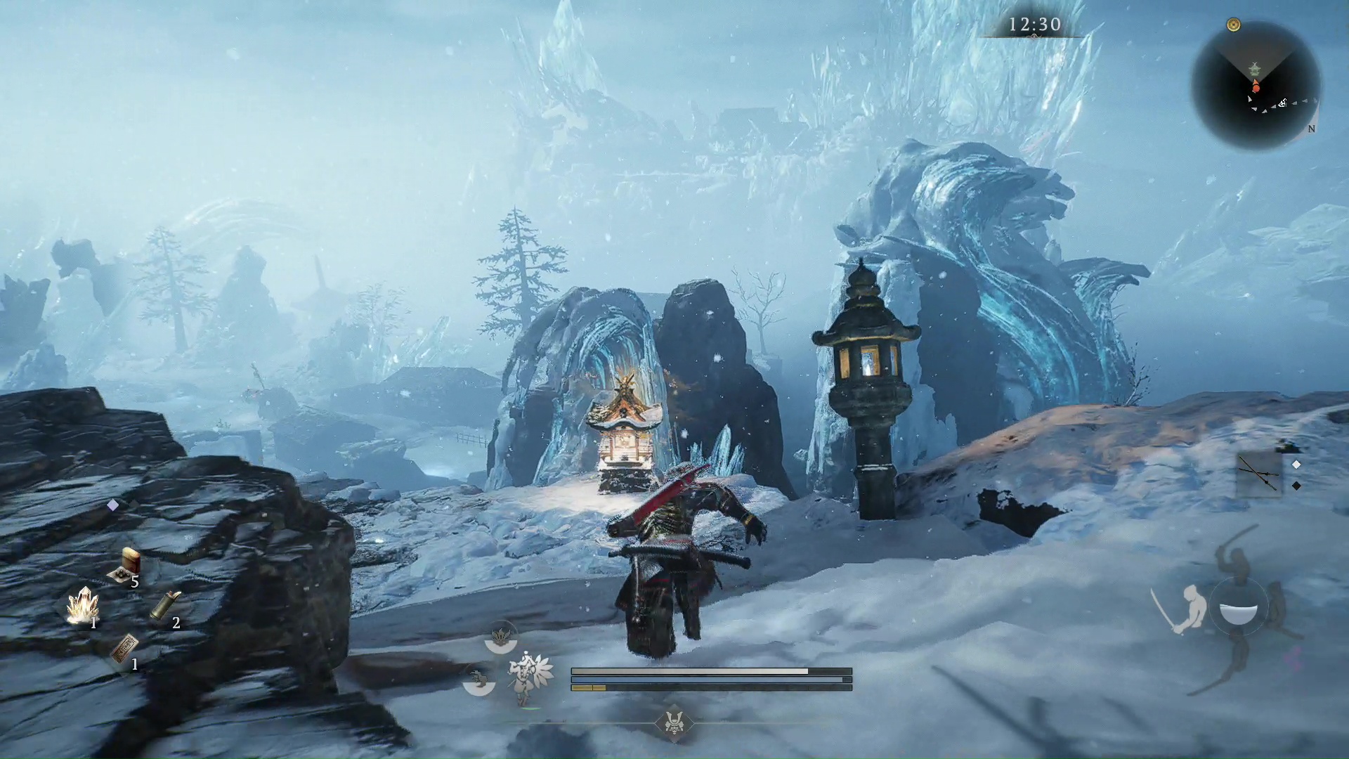 フィールドは遥か先まで広がっていて、どの道を進んでいくか悩ましい