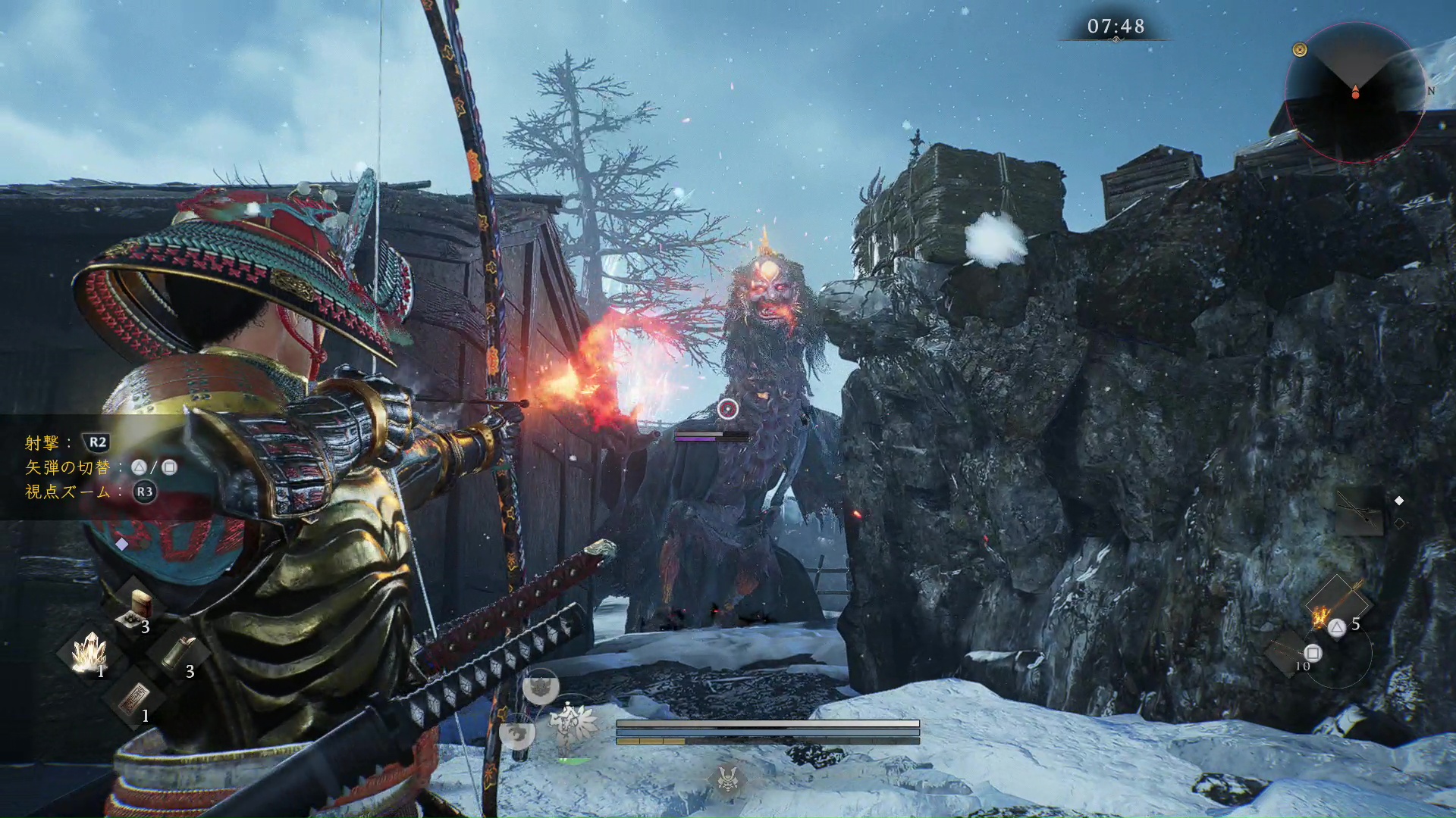 強敵の妖怪たちも待ち構えており、緊張感のある探索が楽しめる