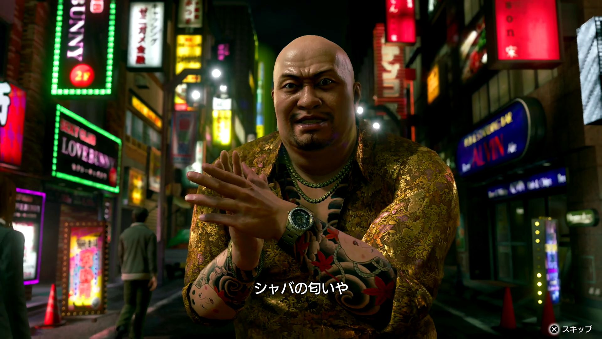 部下から金銭を巻き上げ風俗街に向かう神田