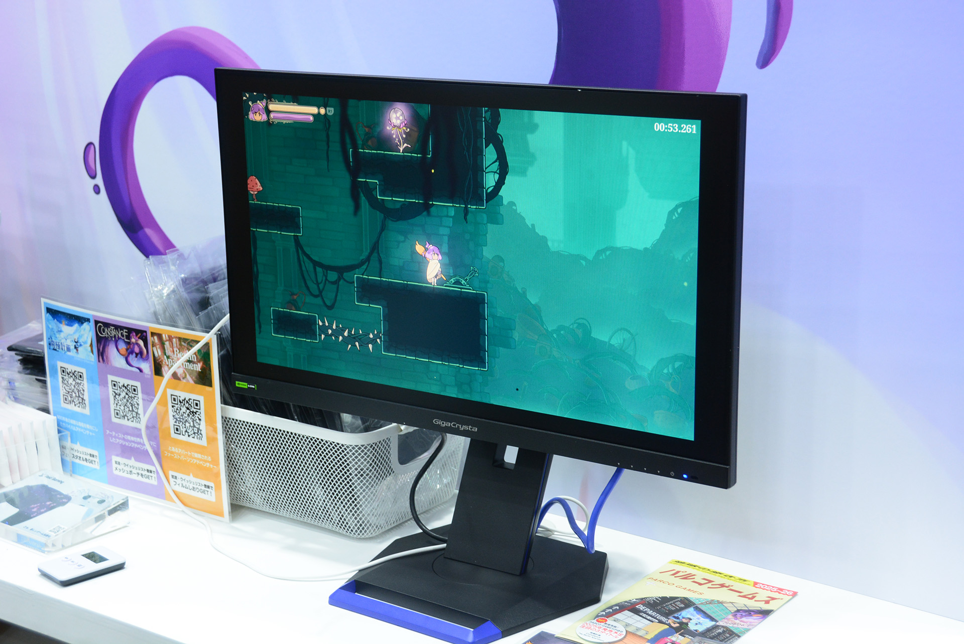 「Constance」は「メトロイドヴァニア」といわれるジャンルのアクションアドベンチャー。スピーディーで激しいアクションで、フィールドを探索していく