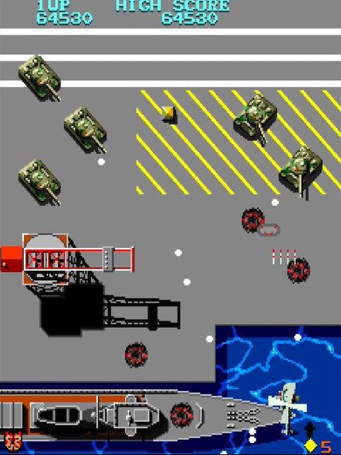 射程が短いため、写真の位置からではショットが敵に届かない。どんなに怖くても接近戦を仕掛ける必要に迫られる