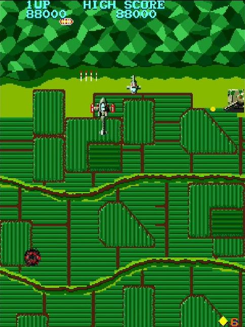 前方からリトルヘリが出現する