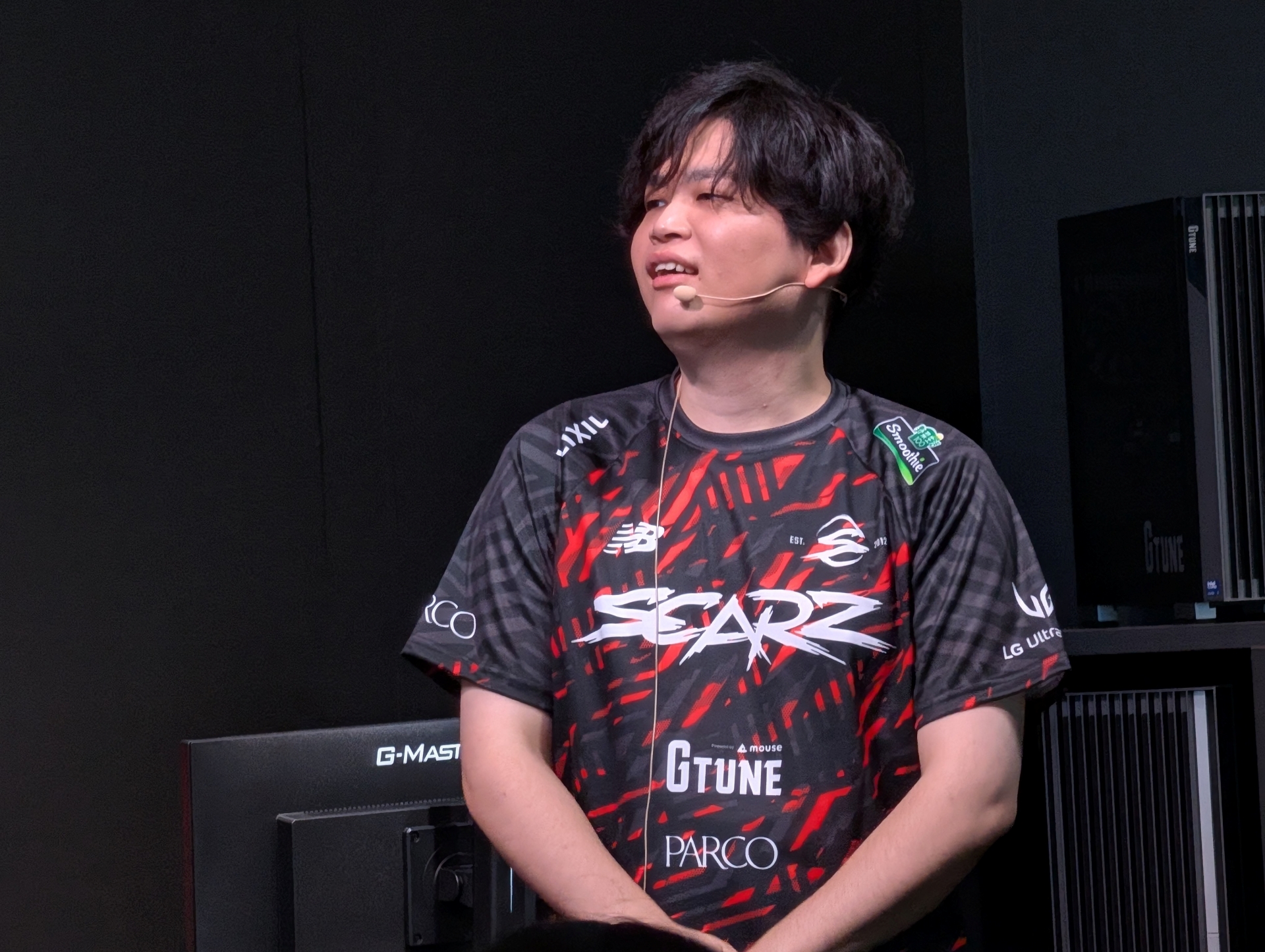 きんちょ選手はそのデザインに一目惚れしたと熱く語る