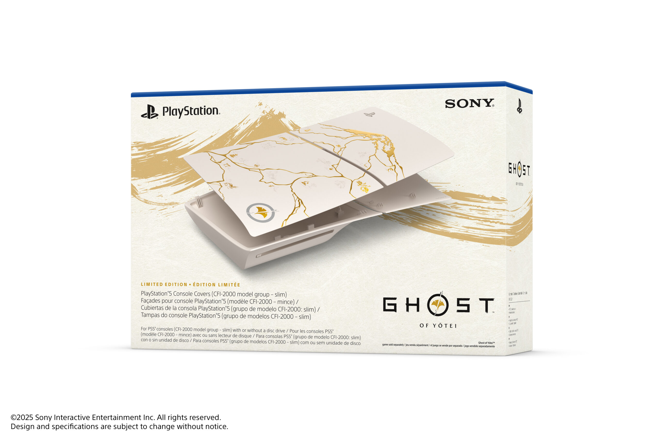 「PlayStation 5用カバー “Ghost of Yōtei” ゴールド リミテッドエディション」