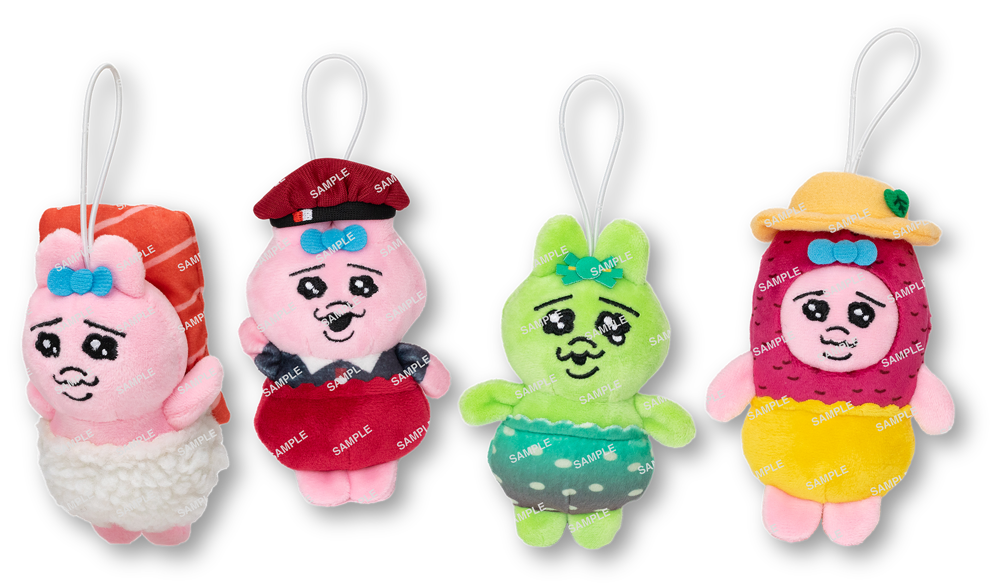 前半 コラボ限定マスコット（全4 種）イメージ