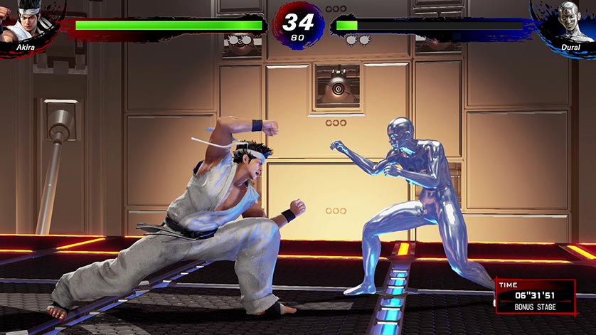 「バーチャファイター5」のプレーヤーが同窓会のように集まって楽しんでいるようだ