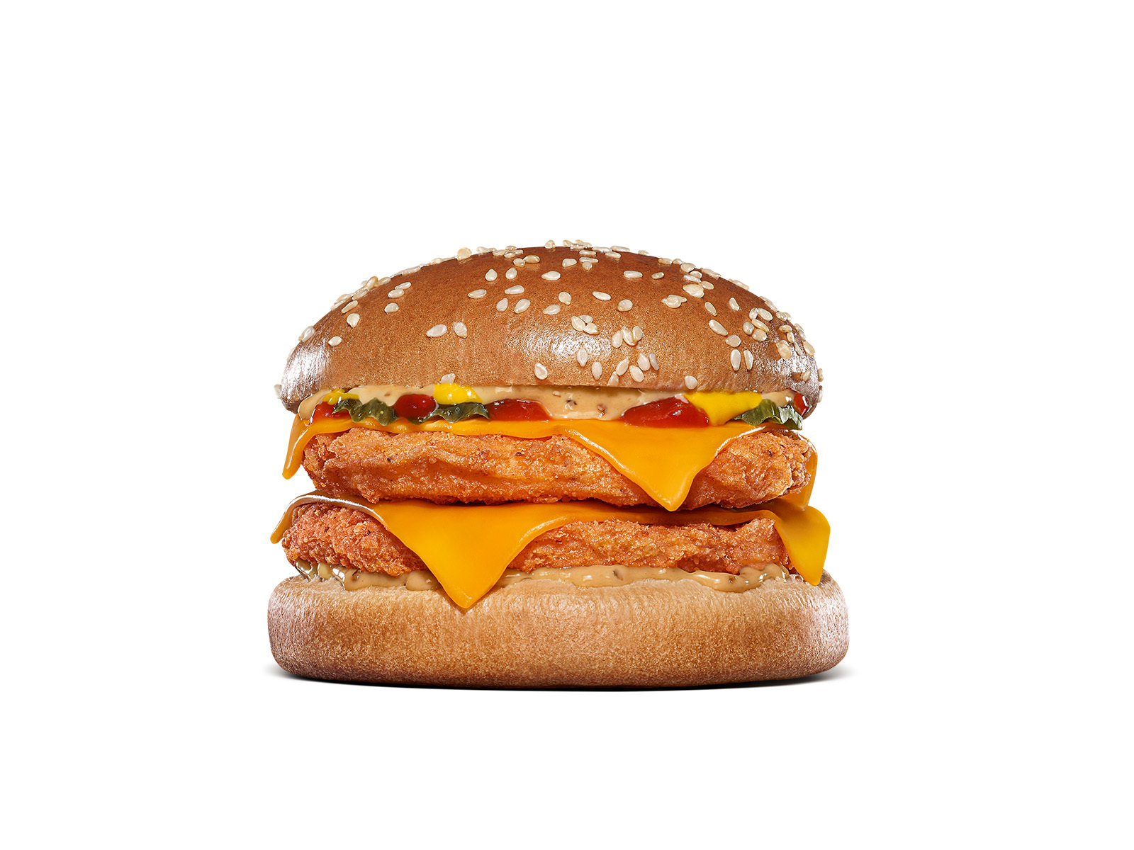 フレームスモーク チキンダブルチーズバーガー