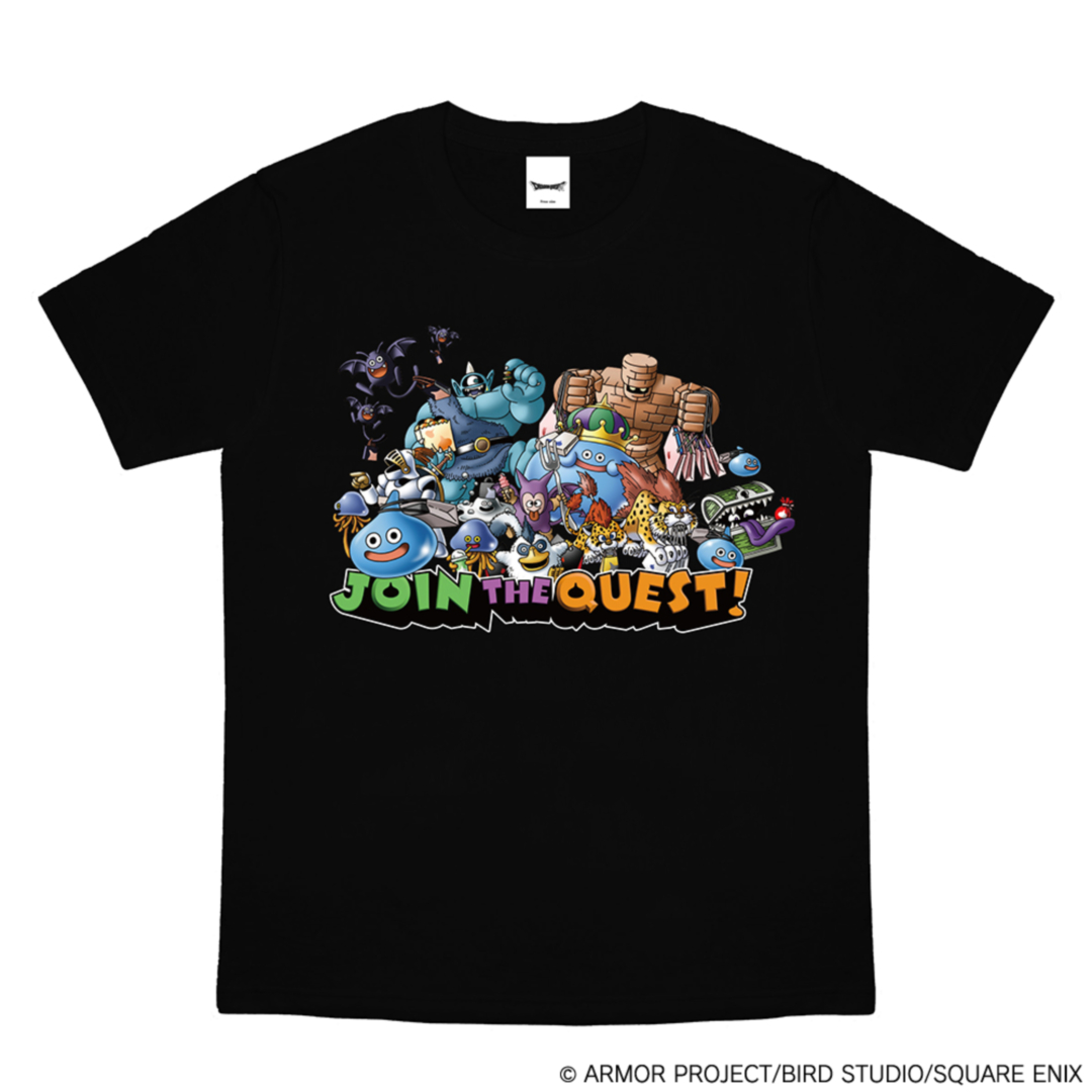 「DRAGON QUEST  “JOIN THE QUEST!”　Tシャツ（全2種）」価格：各4,400円
