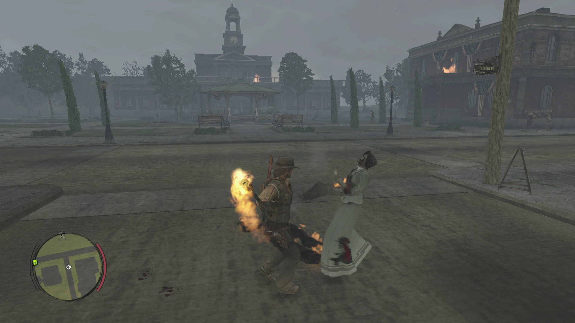 銃弾が貴重なものとなるので、たいまつによる近接攻撃が重要となる