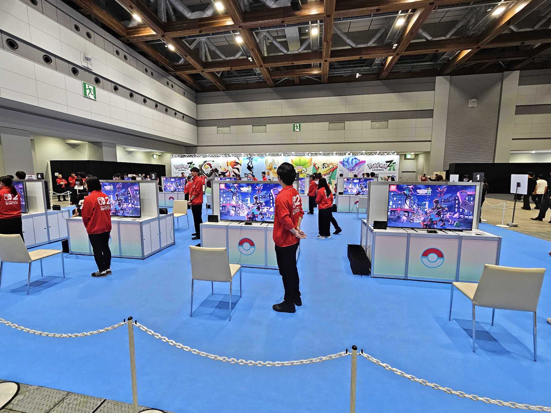 「ポケモンZA」試遊では、「ZAロワイヤル」体験と「暴走メガシンカ」体験の2つが用意されている