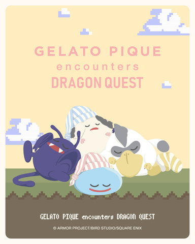 ジェラートピケ ドラクエ ドラキー M-L GELATO PIQUE ドラゴンクエスト】【Sleep】ドラキーおひるねクッション