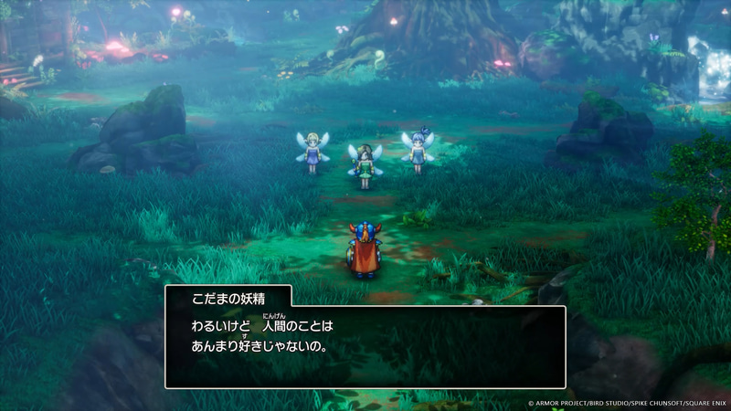 精霊ルビスとつながりの深い妖精族が暮らす「妖精の隠れ里」。人間が苦手な妖精も多く、妖精族の信頼を得る必要がありそうだ