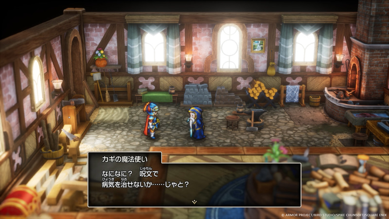 病気で苦しむ人を助けるため、カギを研究している魔法使いの元を訪れることも