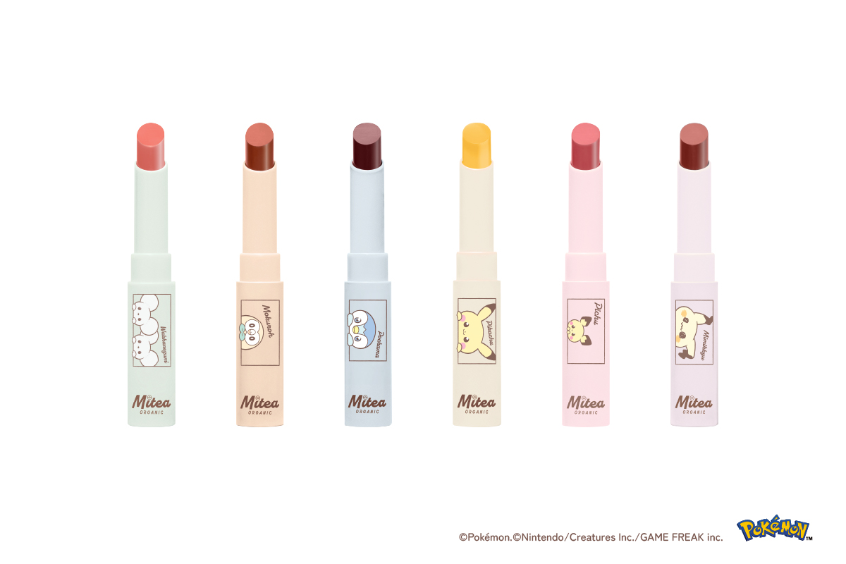 ＜ポケピースデザイン＞セラムオイルリップスティック全6色 995円