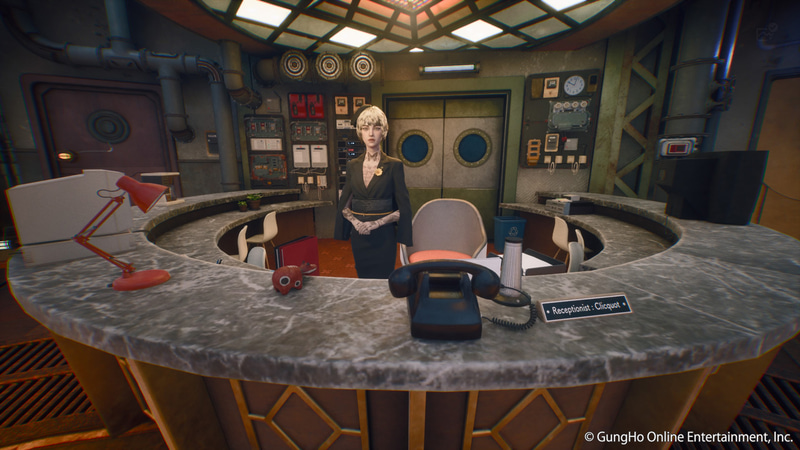 NPC「クリコ」が受付を務めるレイダー協会