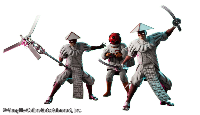 体験版で初登場のエネミー「ヨツヤマ研究員＆ヨツヤマ護衛」