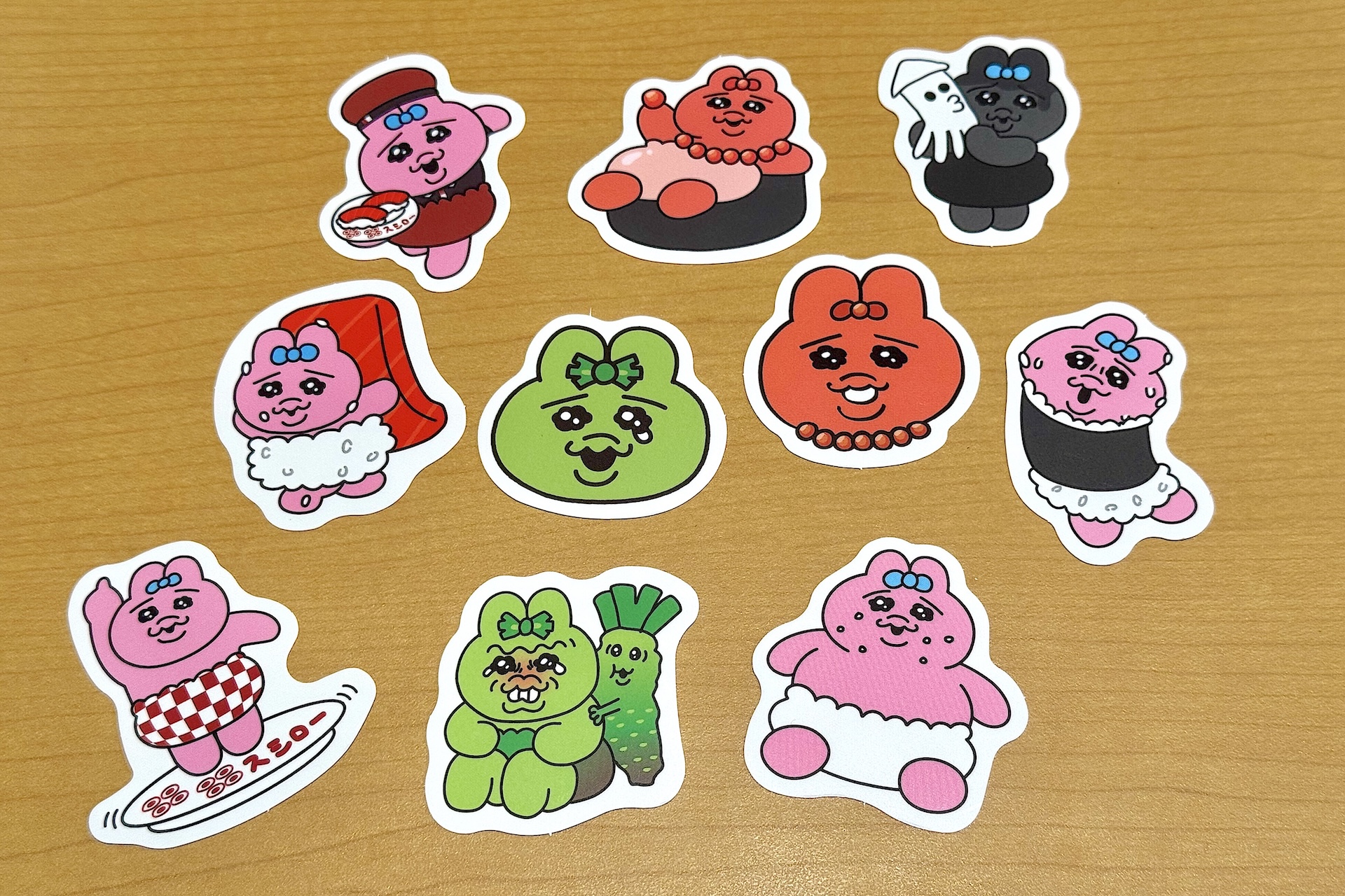 ピックは全10種。ランダムで提供されるためデザインを選ぶことはできない