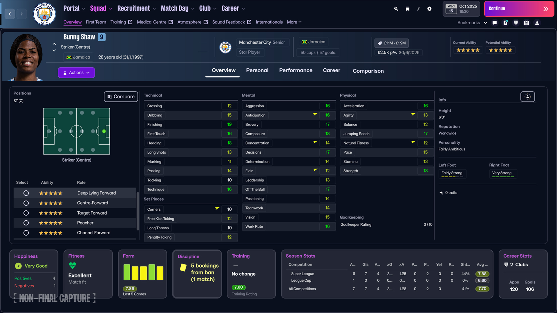 マンチェスター・シティWFCも実名で登場。長谷川唯選手の活躍にもぜひご注目を