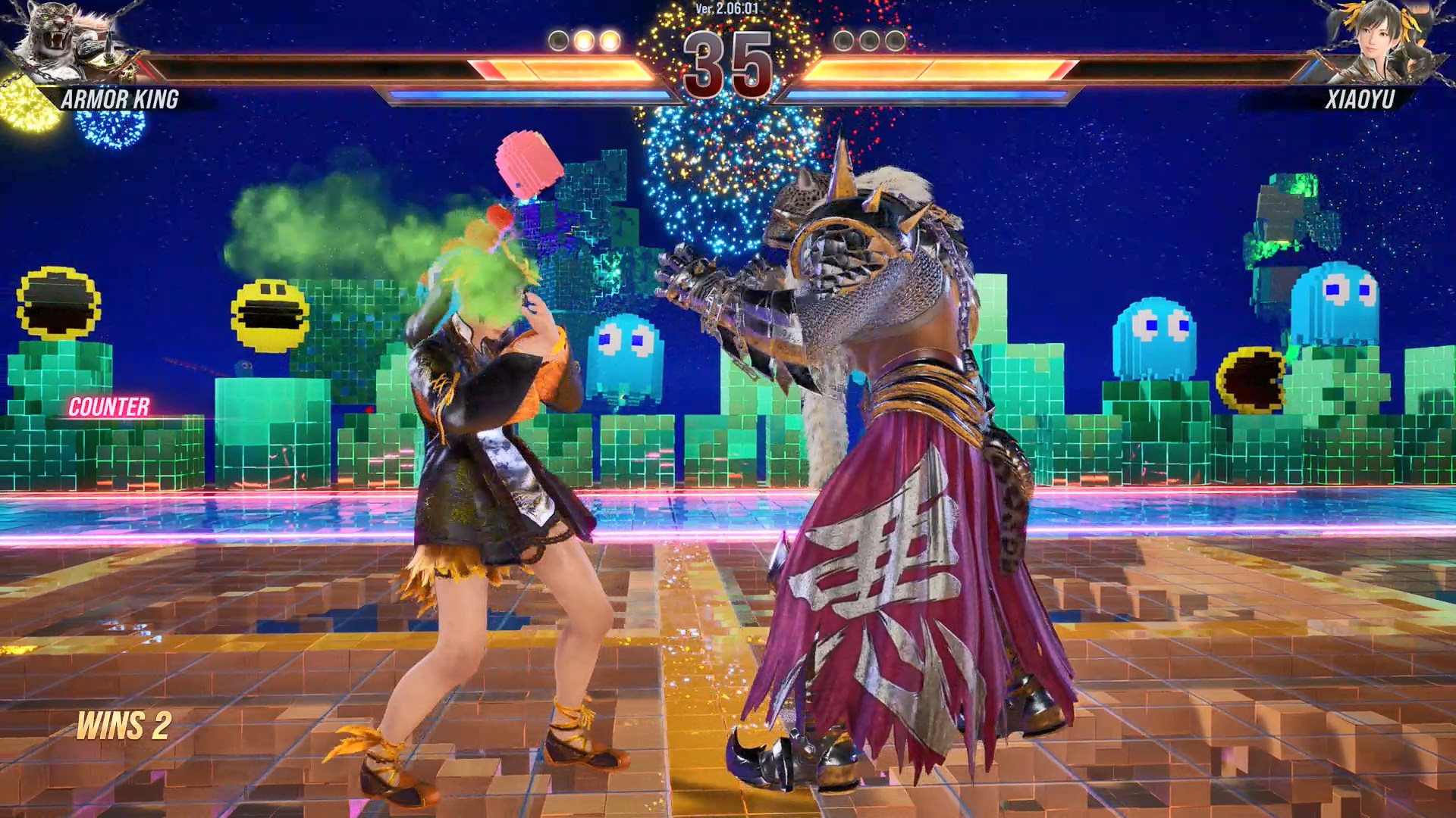 逆択で相手の起き攻めに対してグリーンミストがヒットさせられると気持ちいい