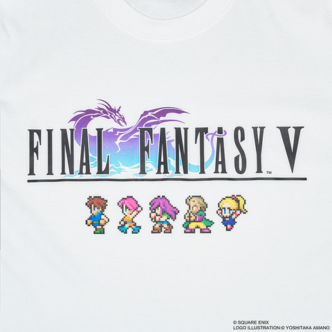 FF4」「FF5」「FF6」のタイトルロゴ＆キャラクタープリントT