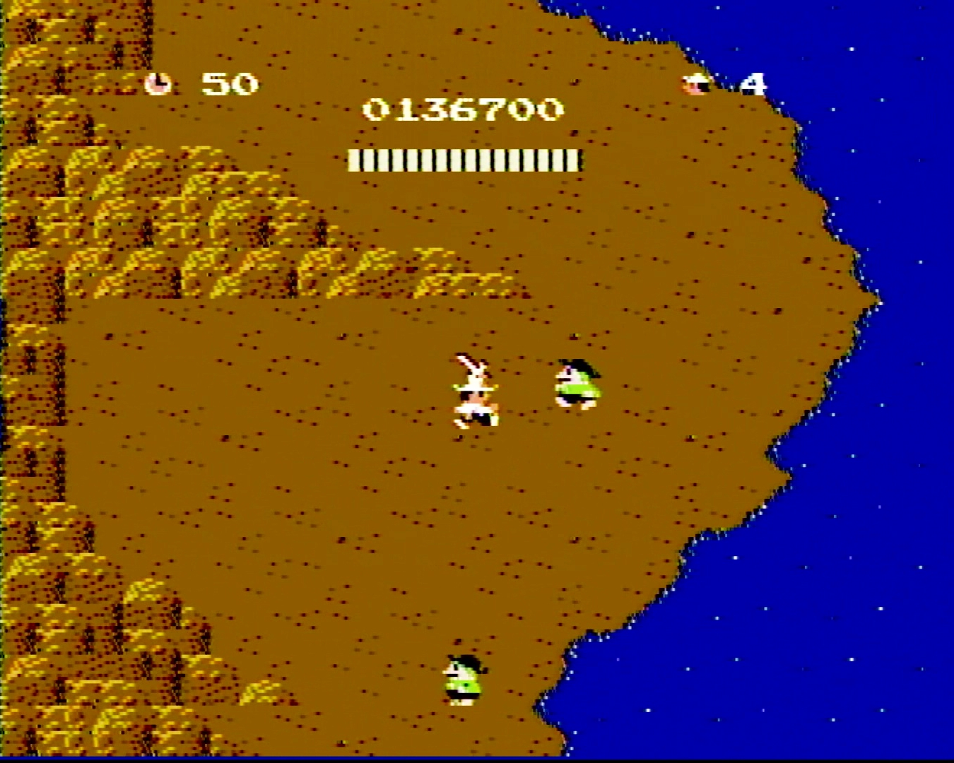 シーン2のほとんどの敵の動きは“進行方向に進む”と“チャレンジャーを追跡する”の2パターンで、壁やチャレンジャーと接触したときにそれが切り替わる挙動を繰り返す