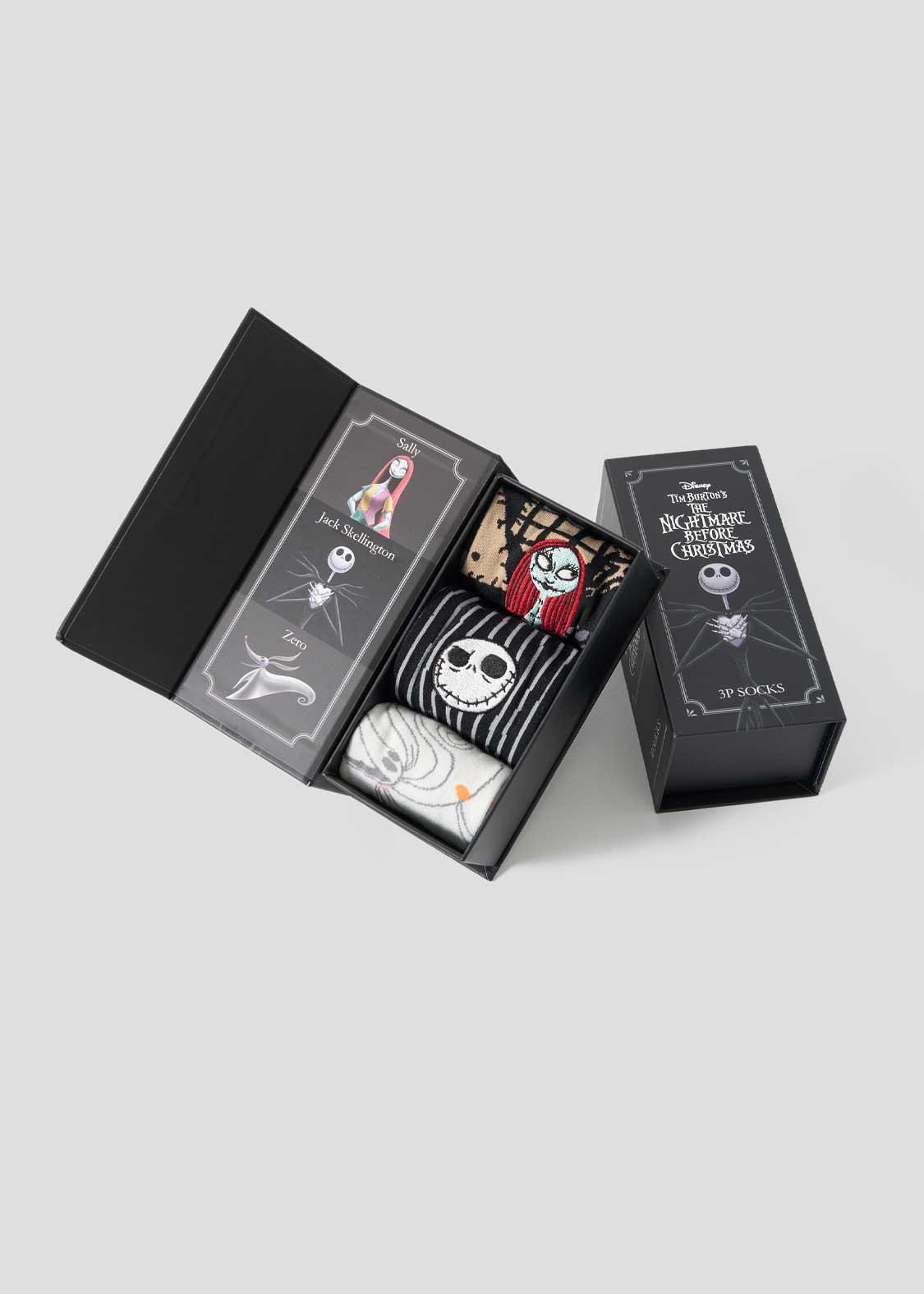 ジャック＆サリー＆ゼロ｜ソックス3Pボックスセット（4,500円）