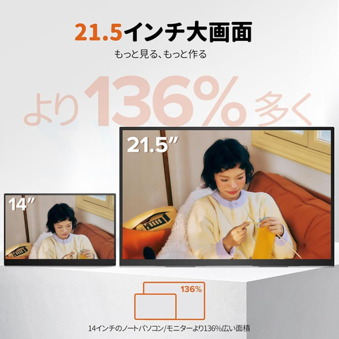 Newsoul モバイルモニター 23.8インチ 120Hz 1080p IPS Amazon.co.jp: Newsoul モバイルモニター 23.8インチ モバイル