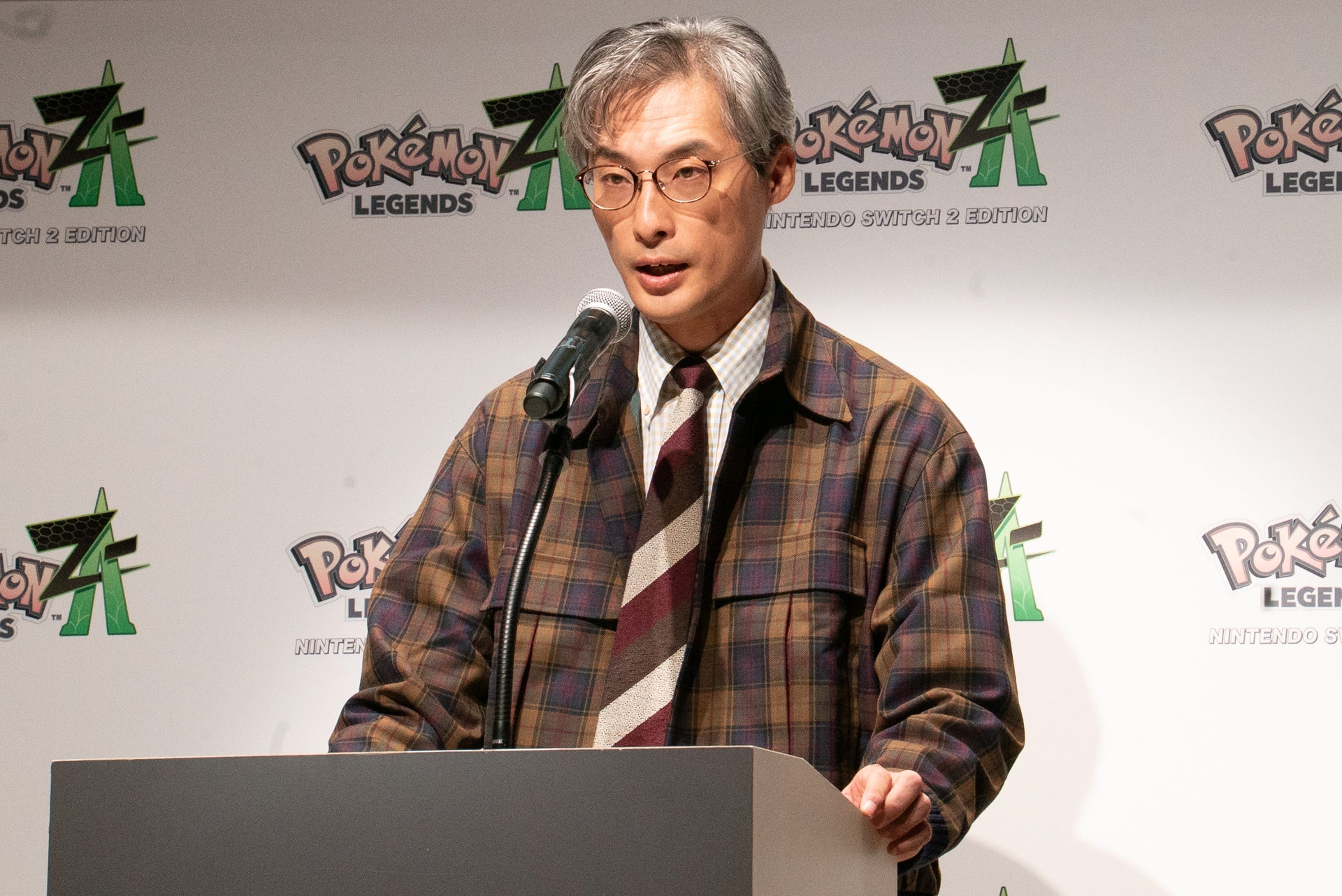 本作への意気込みを語る宇都宮氏。Switchのモデルに関わらず楽しめるのが魅力とのこと