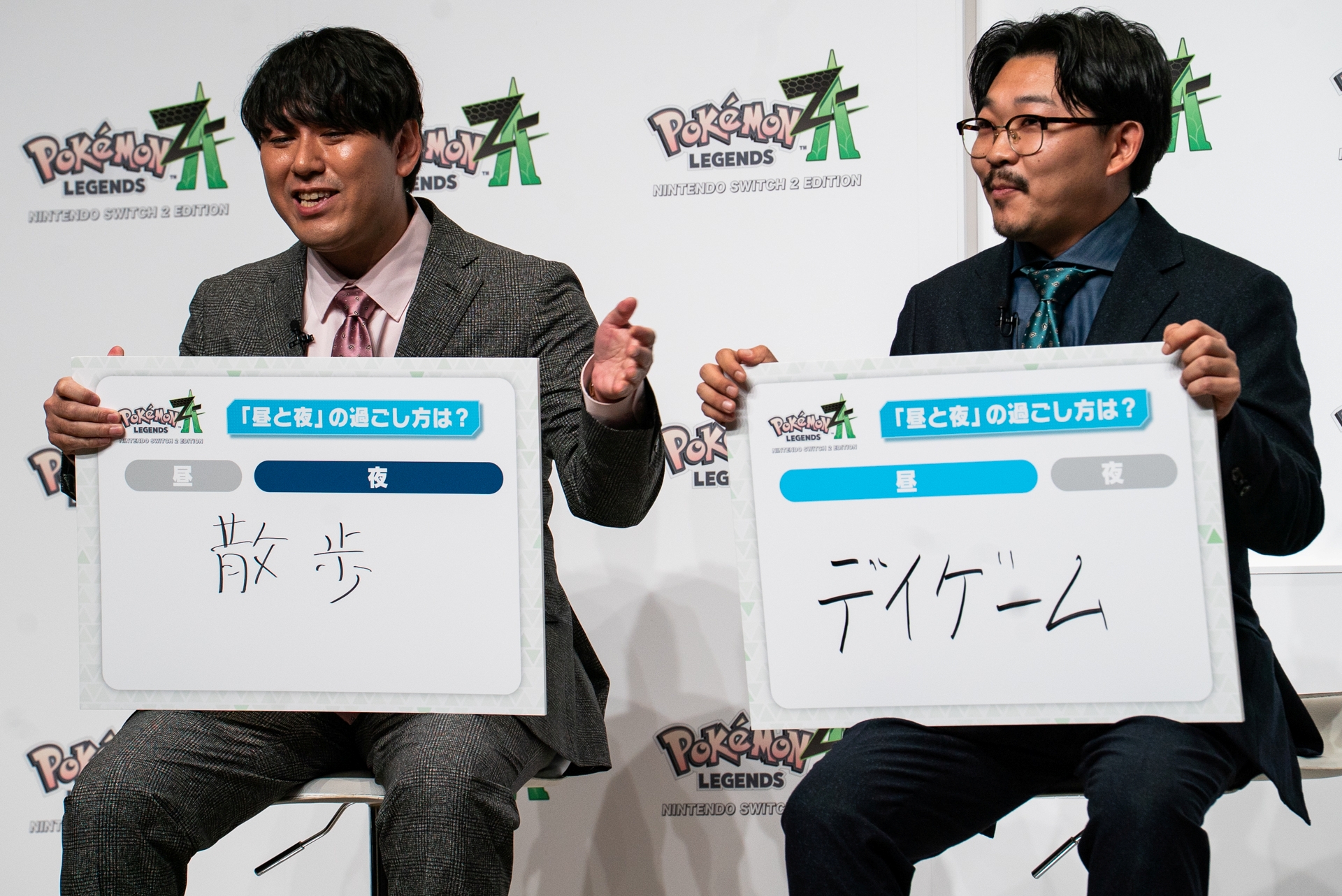 お笑い芸人らしいトークが炸裂するオズワルドの二人