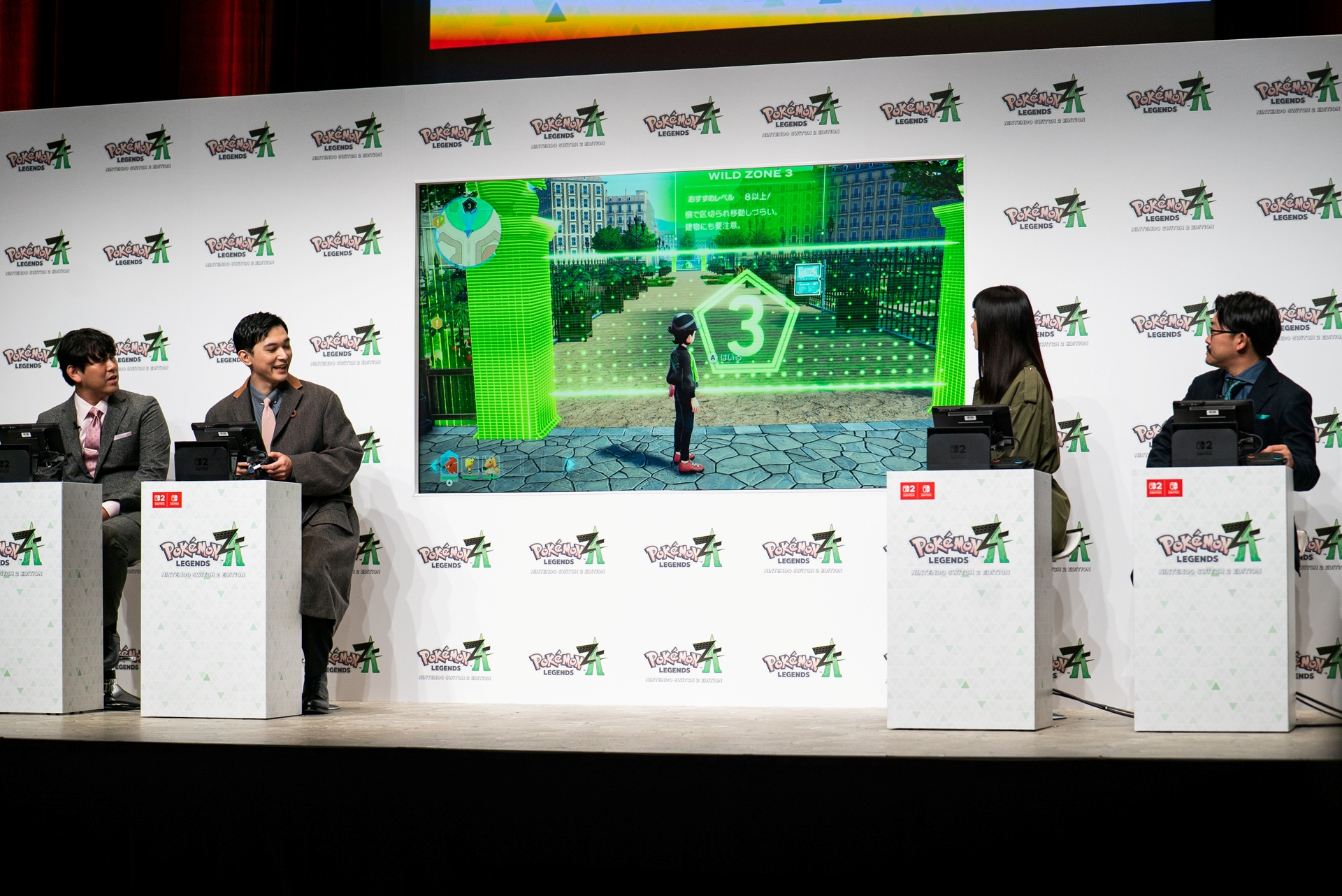 ゲストが注視するなかのキャラ移動は緊張するかも